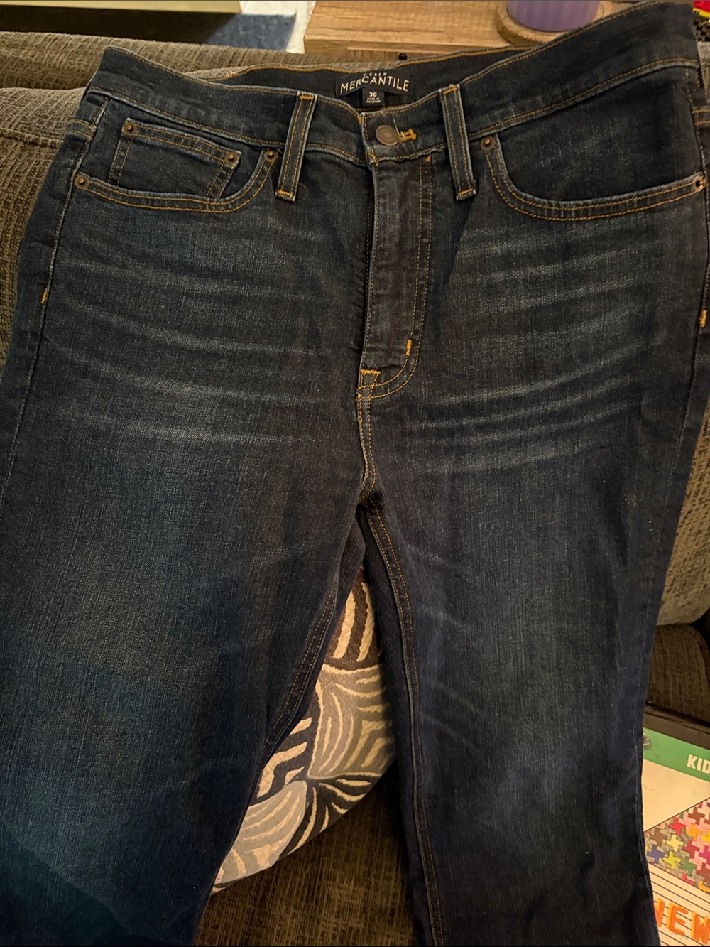 JCrew Mercantile Dark Blue Jeans